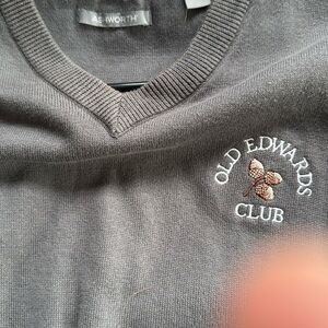 Ashworth Charcoal V-Neck Men's Sweater Vest